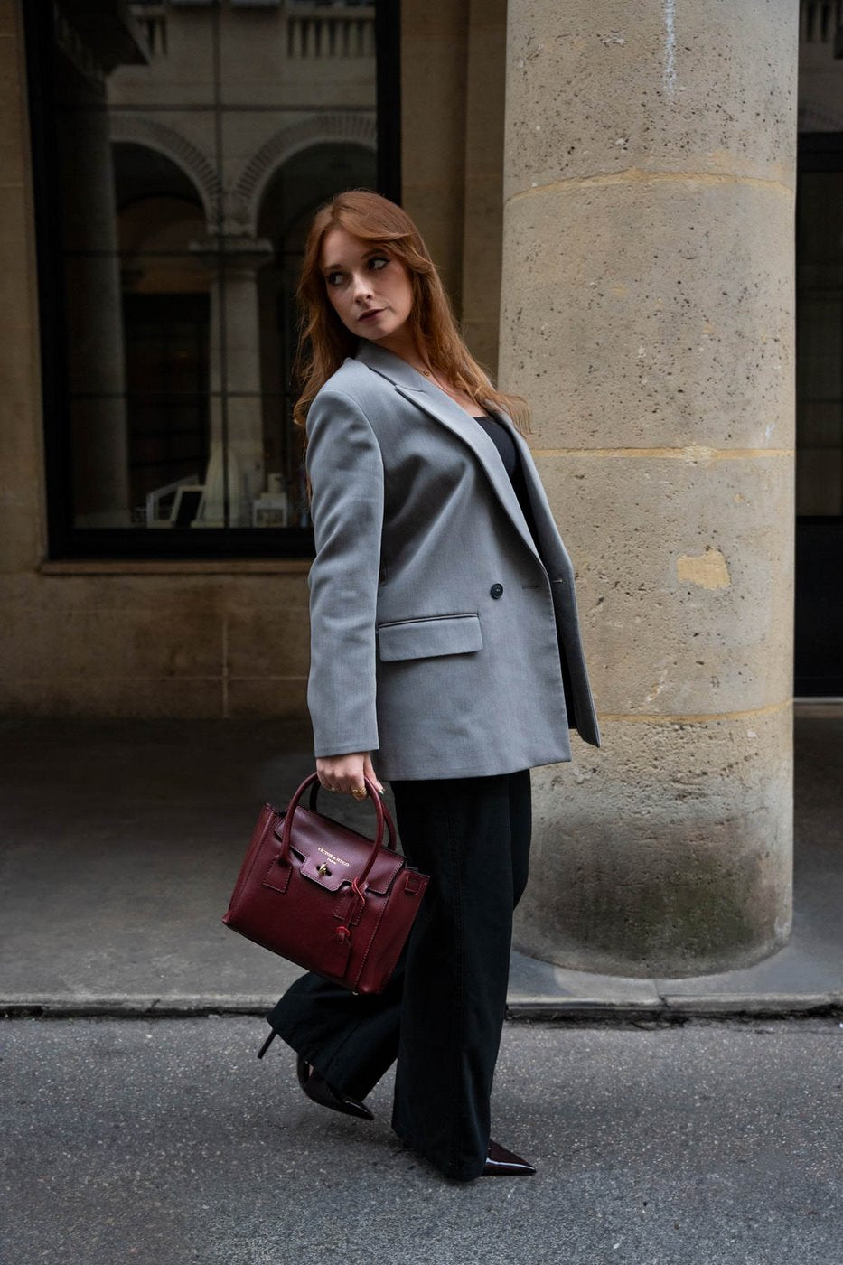 Sac A Main  Jeny - Aubergine