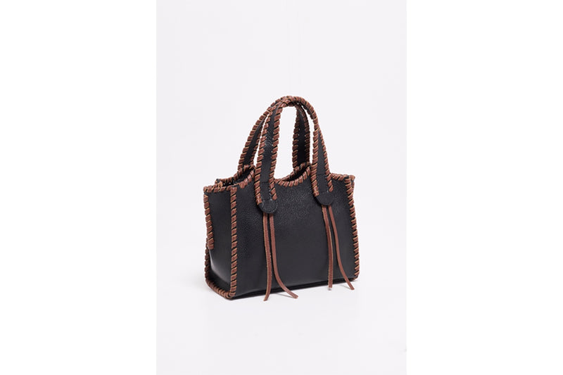 Sac À Bandoulière Kamelia - Noir / Marron