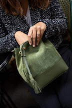 Livy Sceau Bag - Bottle Green