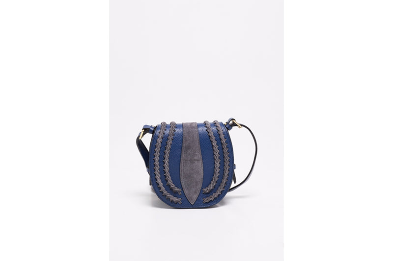Sac À Bandoulière Mets - Bleu Marine Et Gris