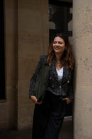 Sac Porté Épaule Naia - Vert Bouteille