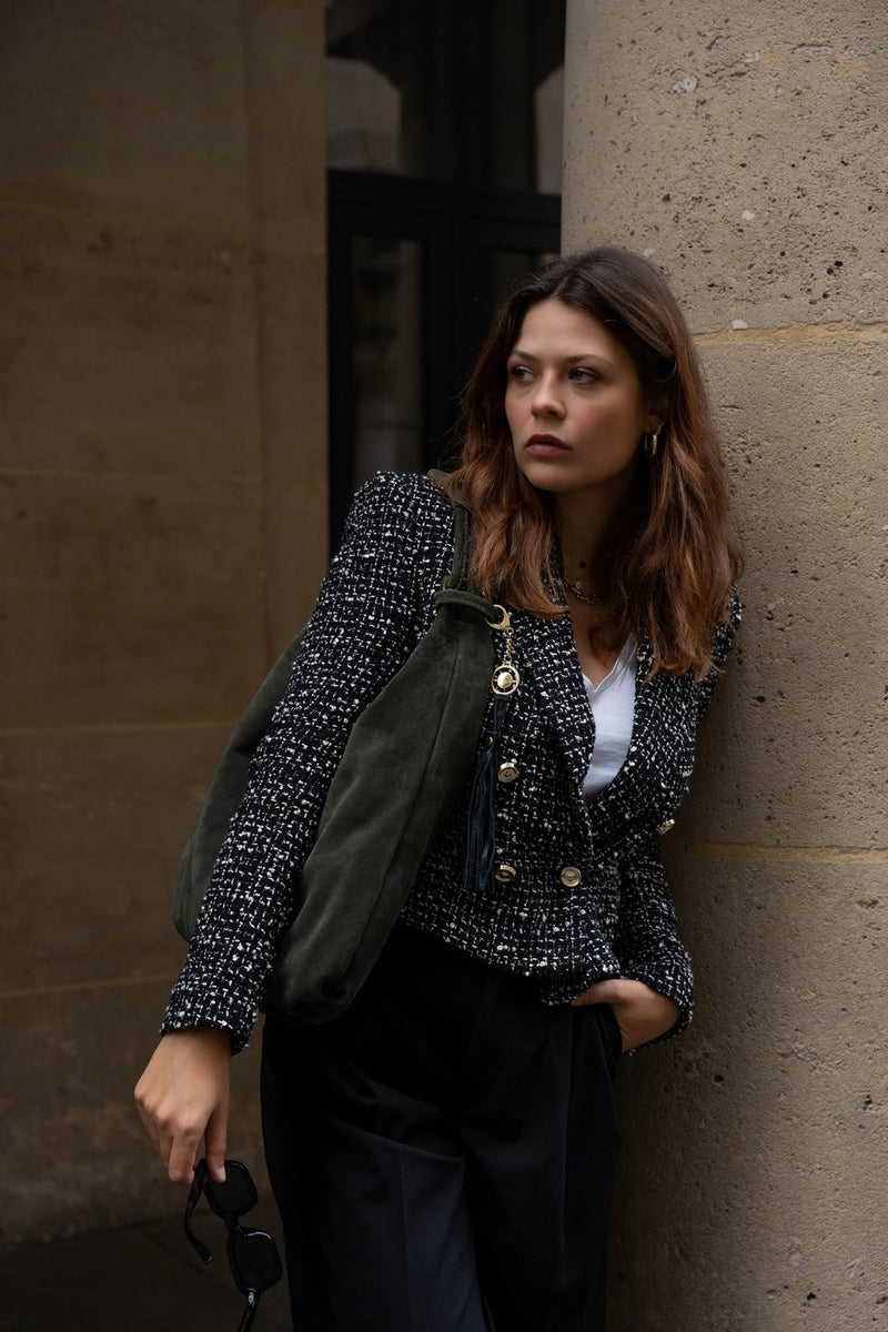 Sac Porté Épaule Naia - Vert Bouteille