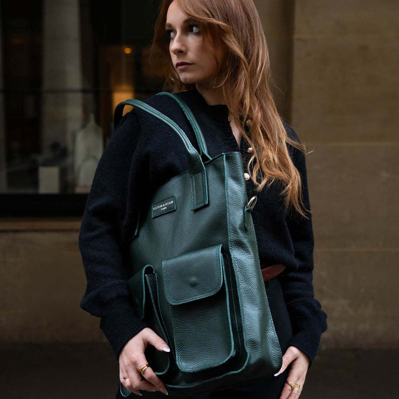 Sac À Main Noa - Vert Bouteille