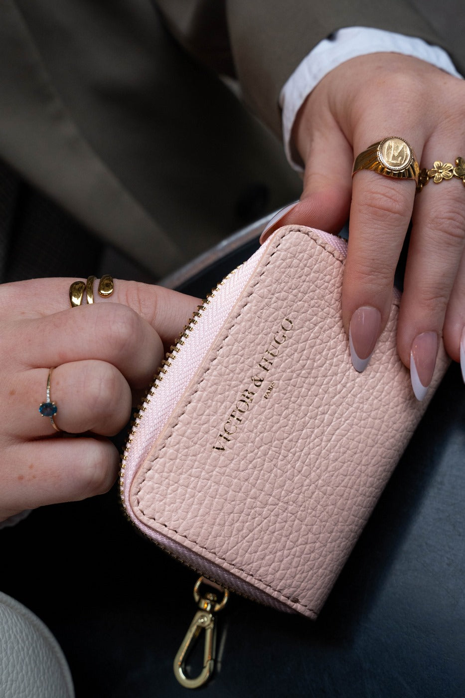 Cartera Riley - Rosa claro