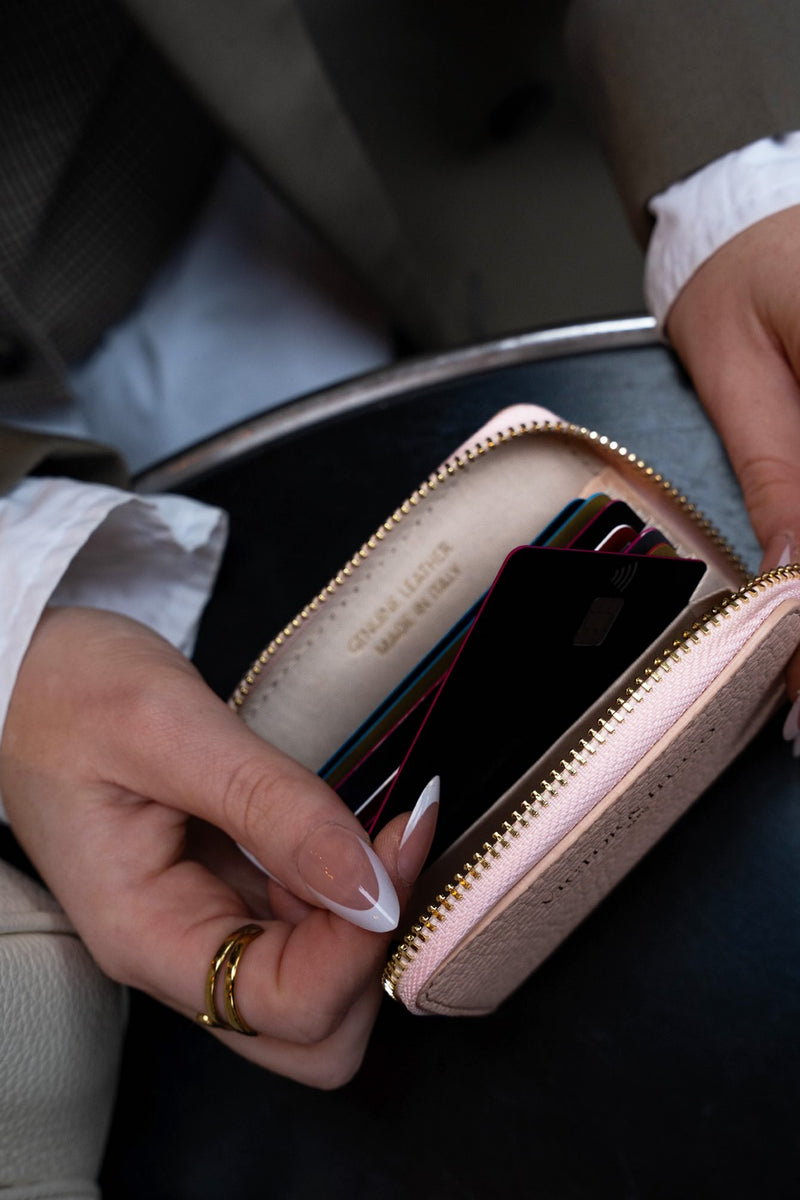 Portefeuille Riley - Rose Clair