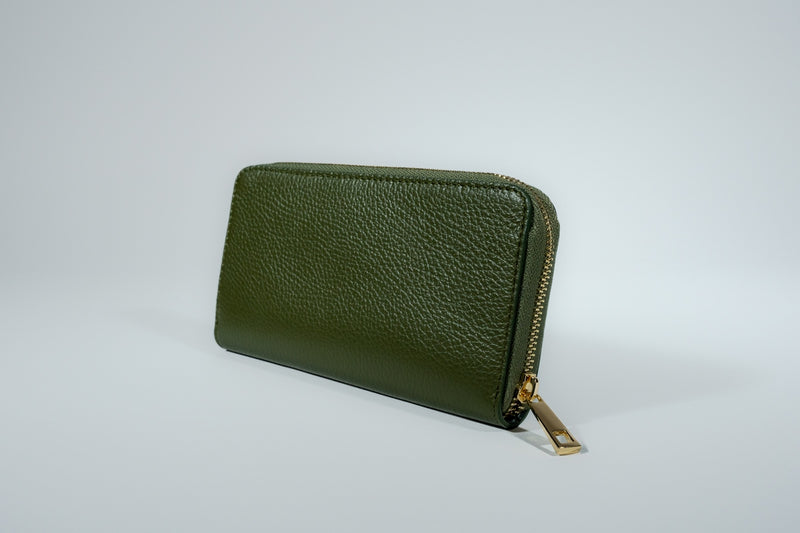 Portefeuille Selma - Vert Bouteille