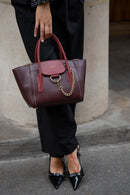 Sac À Main Soli - Aubergine / Bordeaux