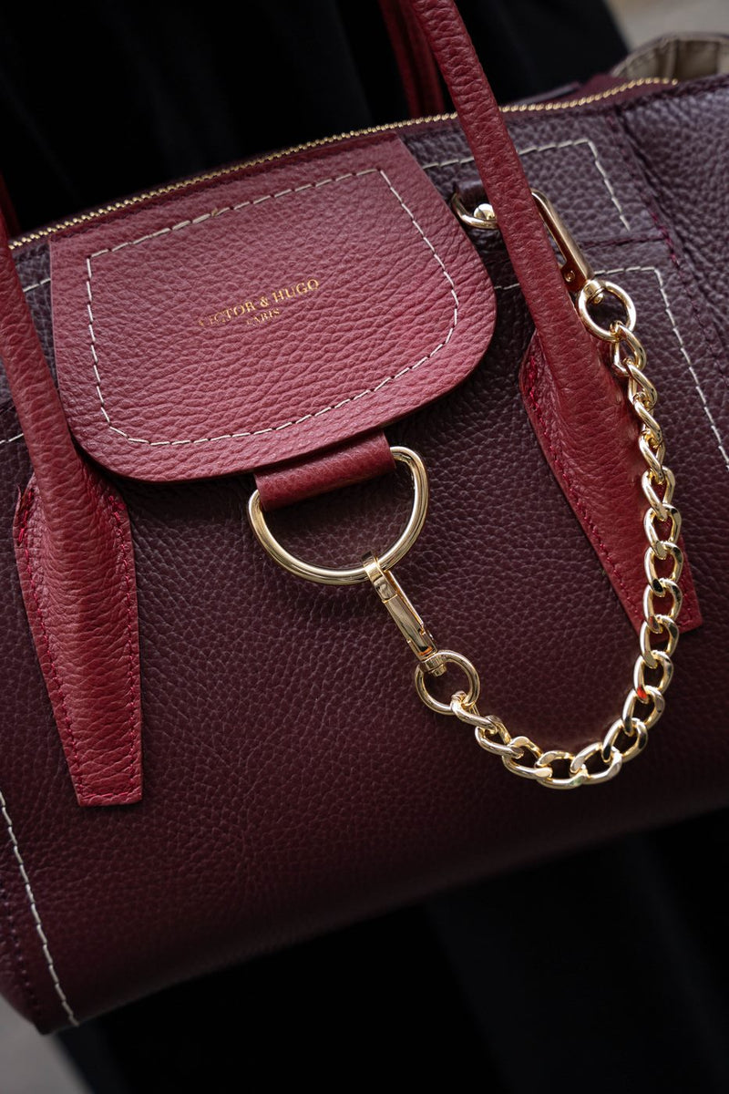 Sac À Main Soli - Aubergine / Bordeaux