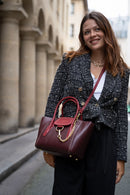 Sac À Main Soli - Aubergine / Bordeaux