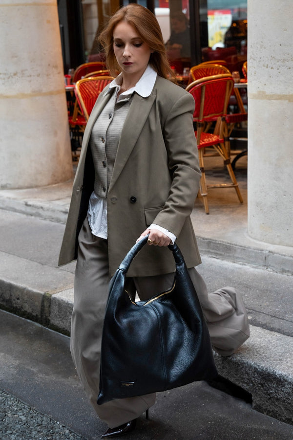 Bolso de hombro Zelie - Negro