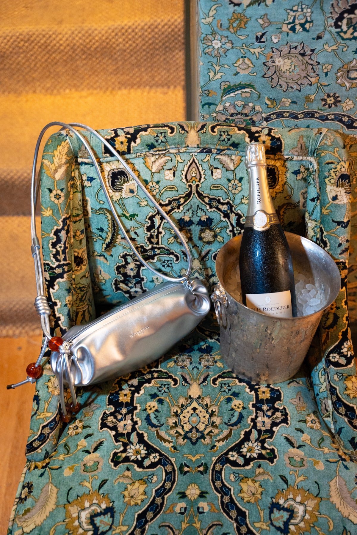 Sac À Bandouliere Aina - Argent - Femme