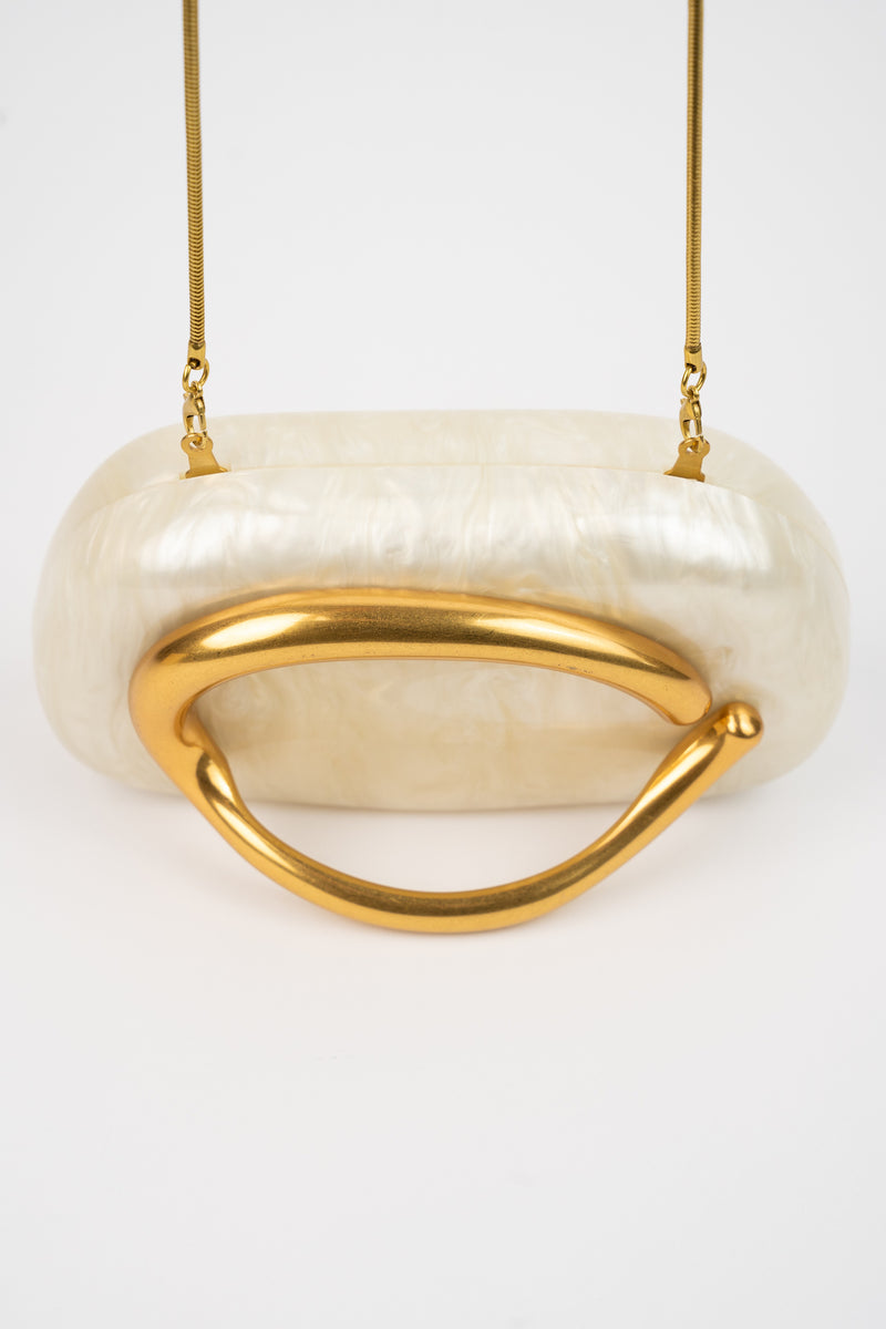 Sac À Bandoulière Dyva - Blanc Casse