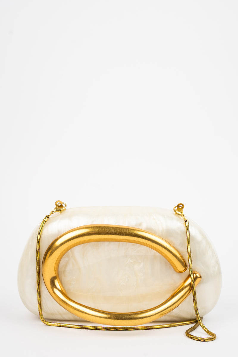 Sac À Bandoulière Dyva - Blanc Casse