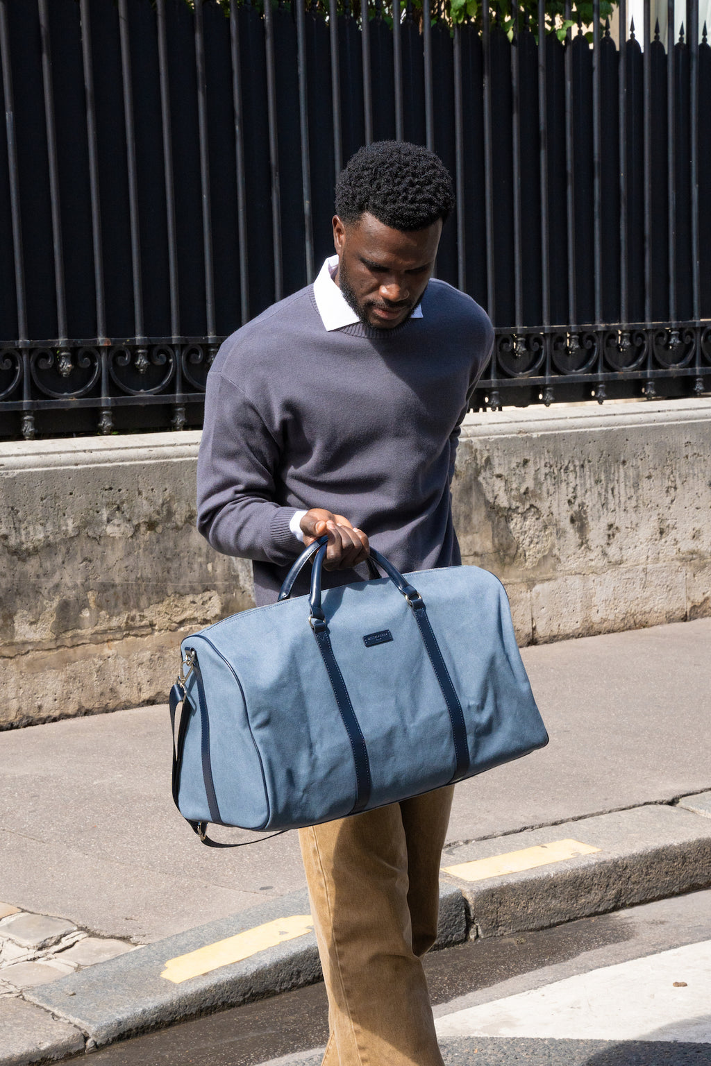 Sac Week End Jude - Bleu Marine - Homme