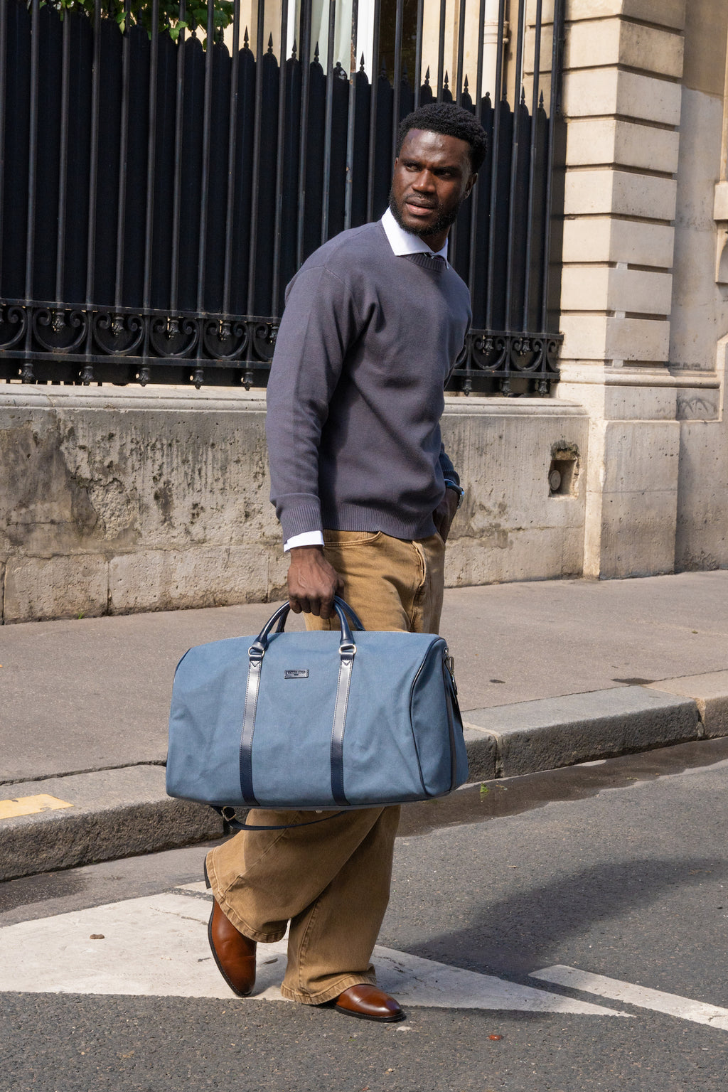 Sac Week End Jude - Bleu Marine - Homme