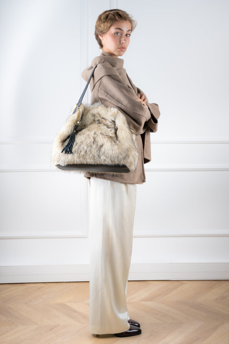 Sac Porte Epaule Lunor - Blanc Casse