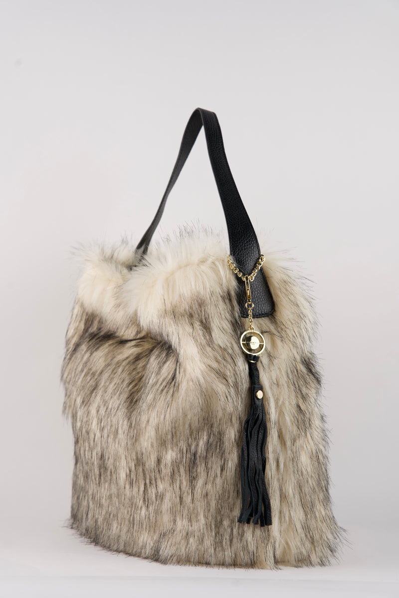 Sac Porte Epaule Lunor - Blanc Casse