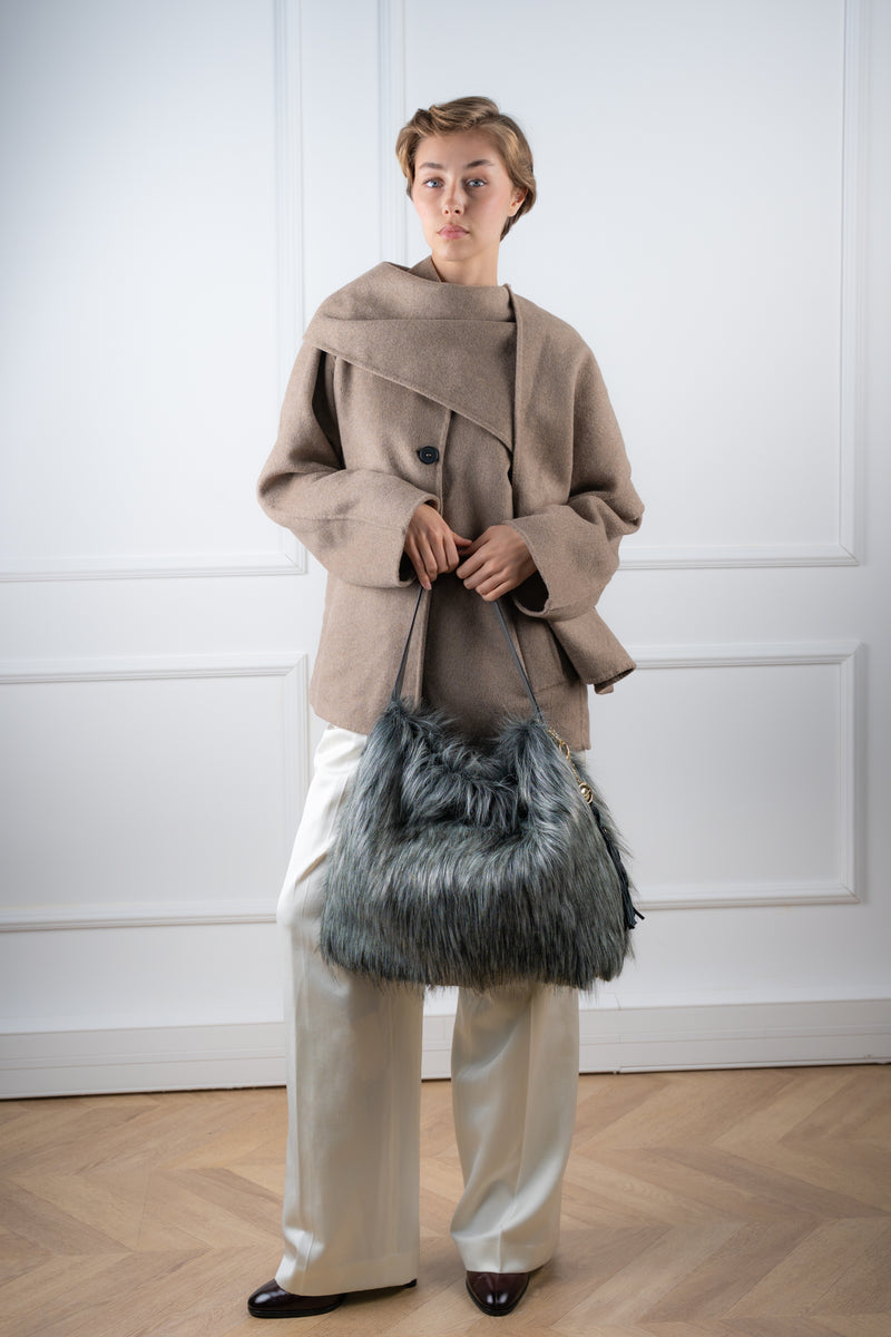 Sac Porte Epaule Lunor - Gris