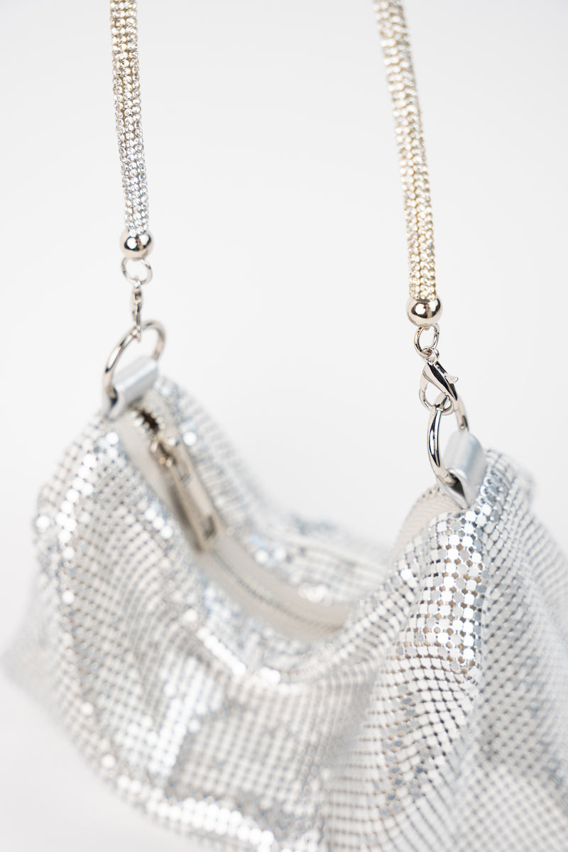 Sac À Bandoulière Sima - Argent