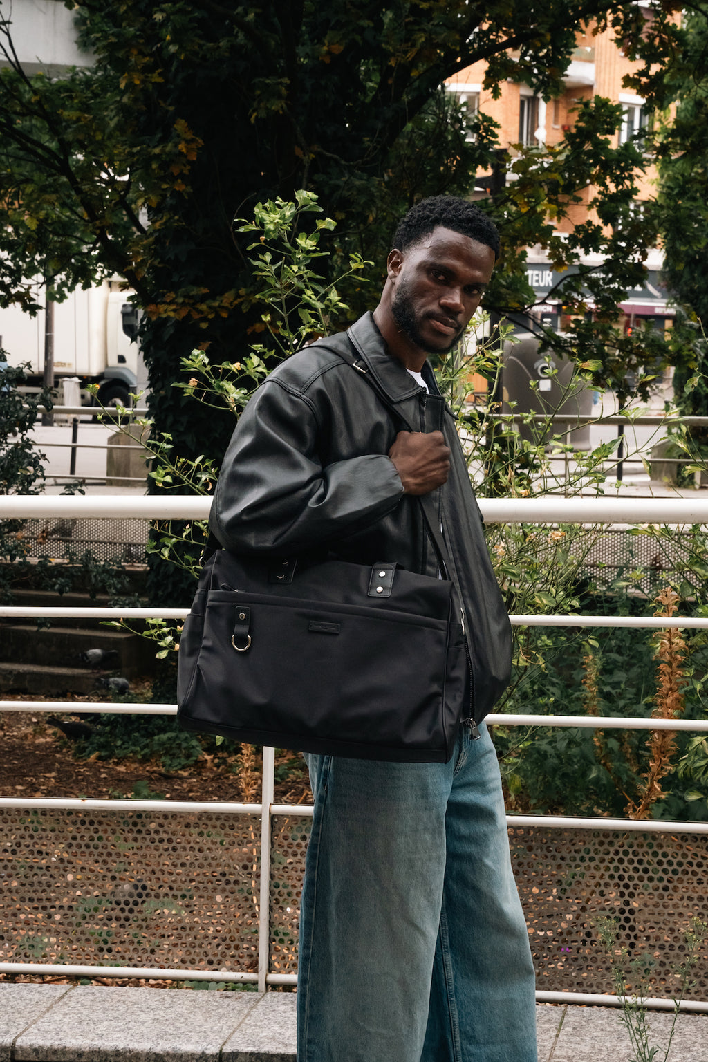 Sac Week End Sky - Noir - Unisexe