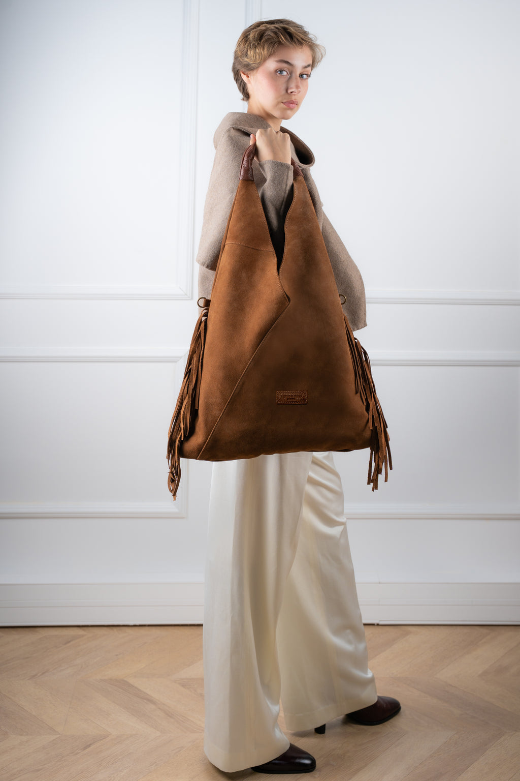 Bolso de hombro Sorrel - Marrón