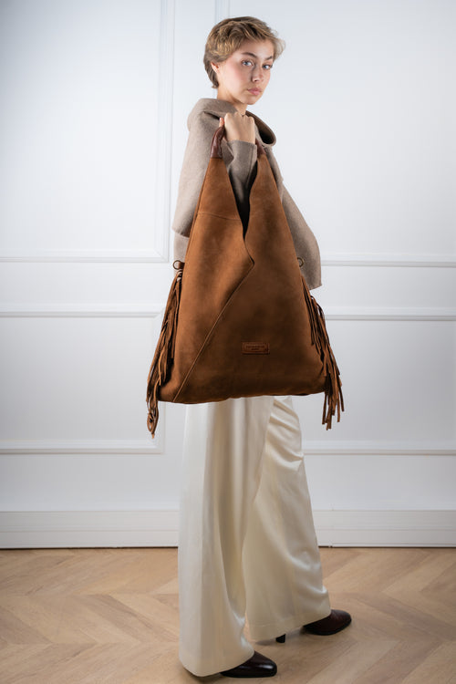 Sac Porte Epaule - Marron - Femme