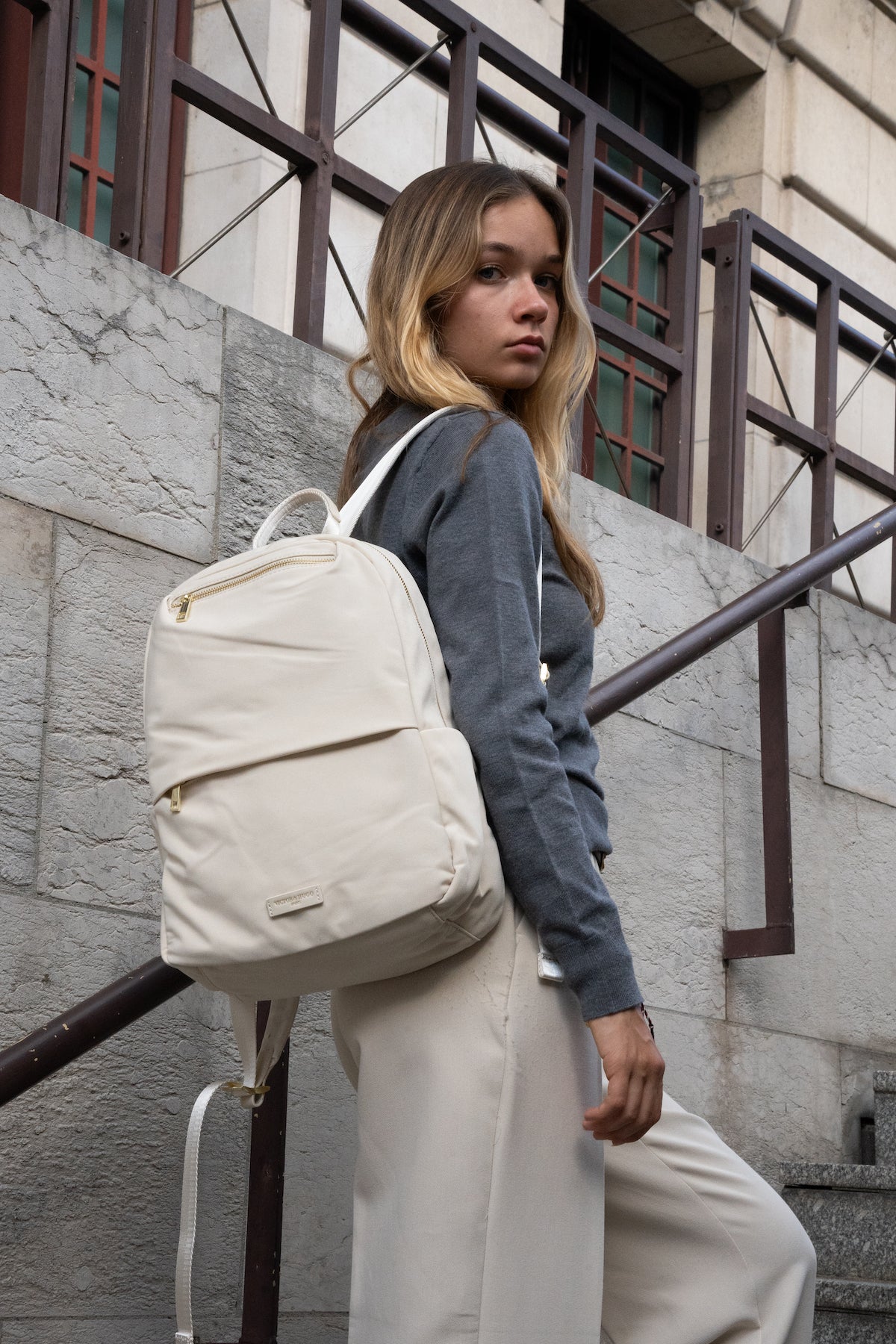 Sac À Dos Tali - Beige - Femme