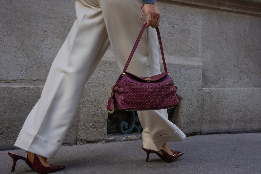 Bolso de hombro Yzel - Burdeos