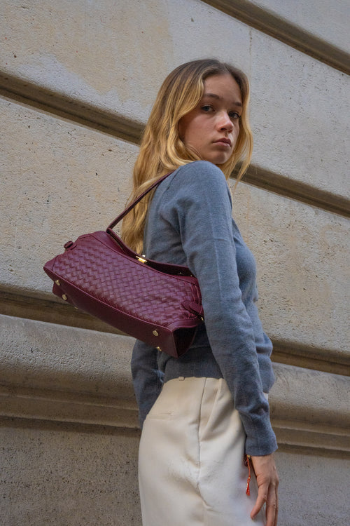 Sac À Bandouliere - Bordeaux - Femme