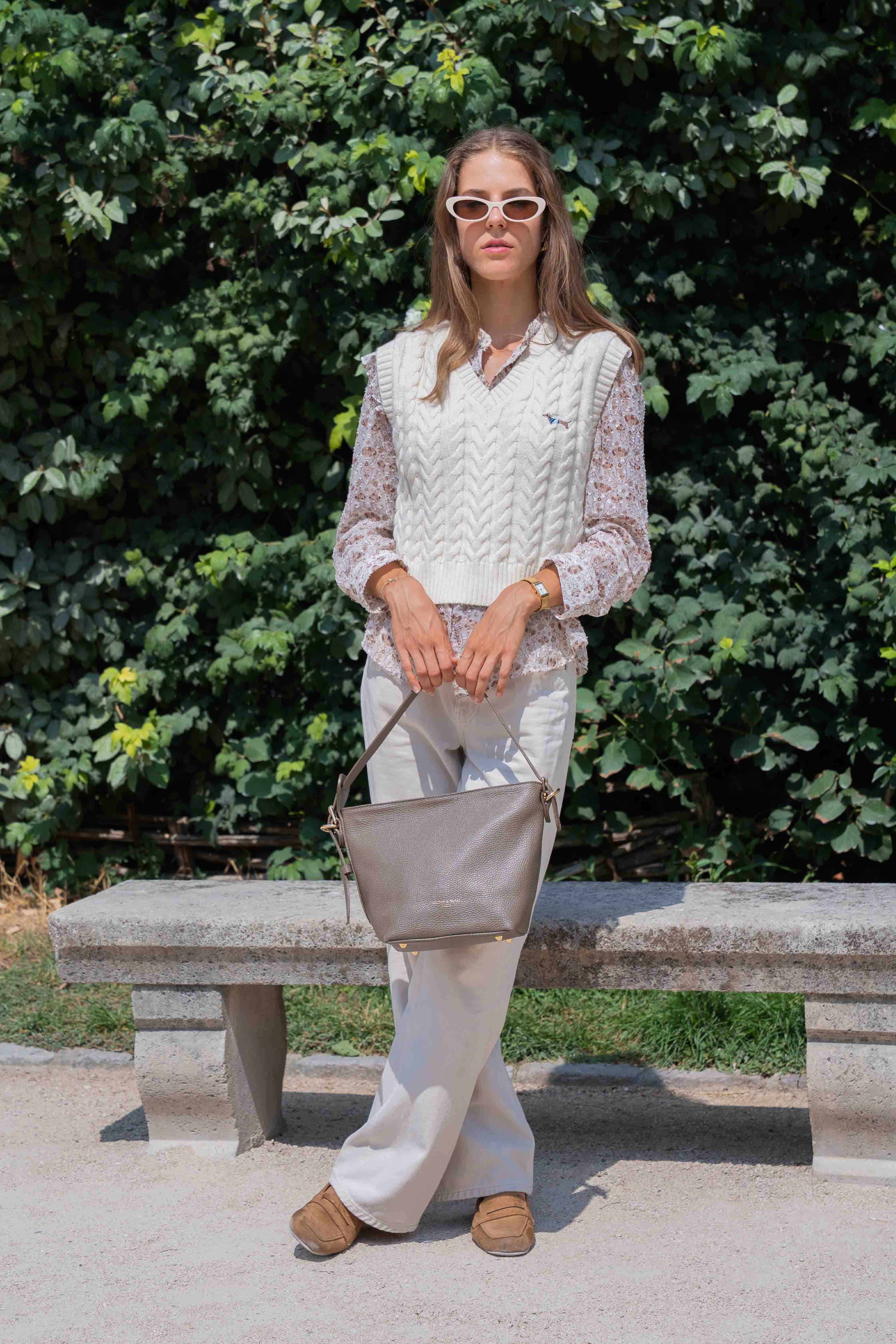 Sac Porté Épaule Aven - Taupe