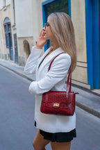 Sac Porté Épaule Scarlet - Bordeaux
