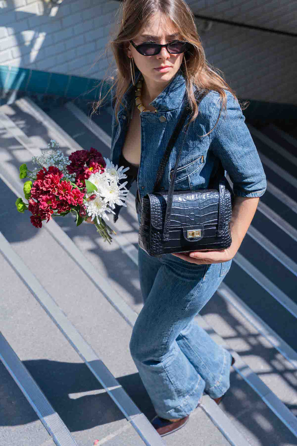 Sac Porté Épaule Scarlet - Noir