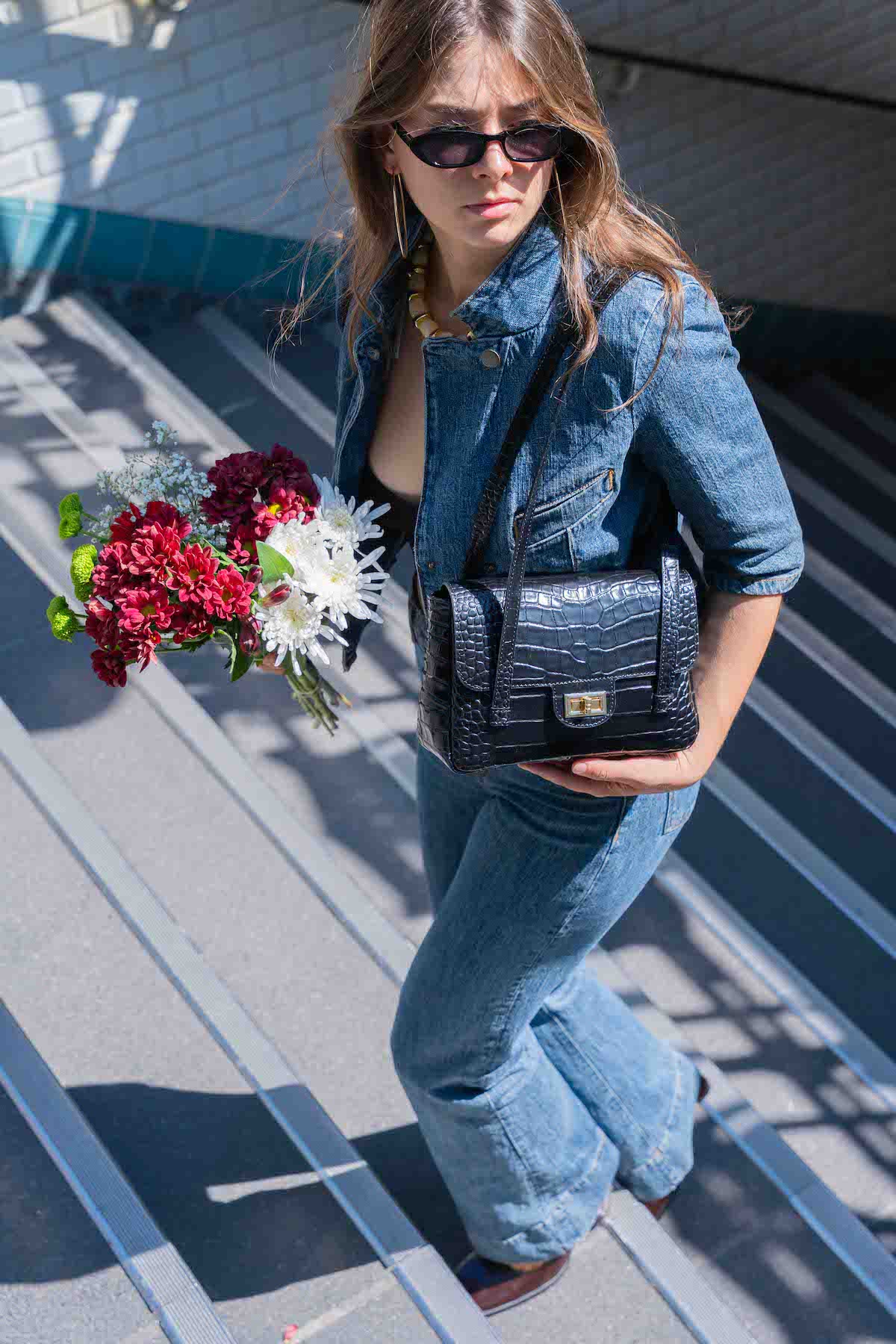 Sac Porté Épaule Scarlet - Noir