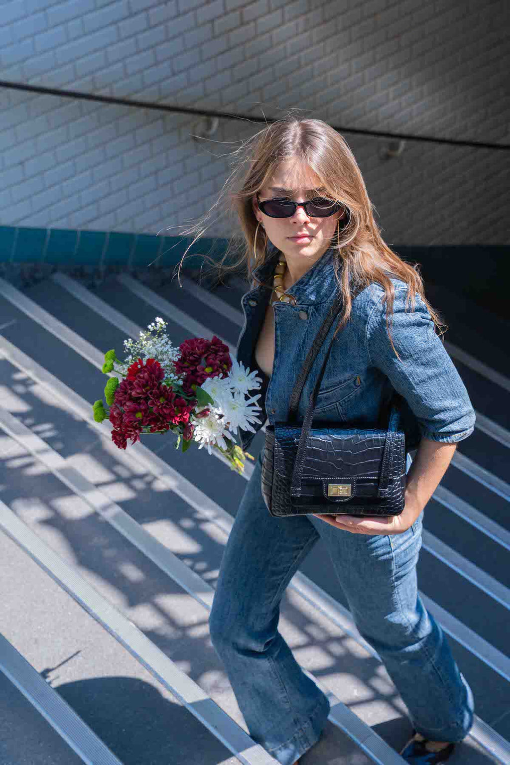 Sac Porté Épaule Scarlet - Noir