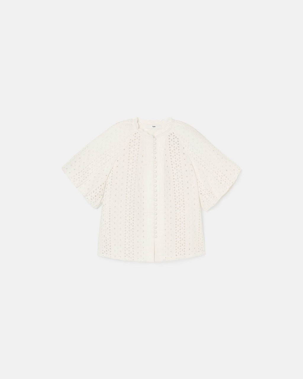 Ecru English embroidery blouse_5