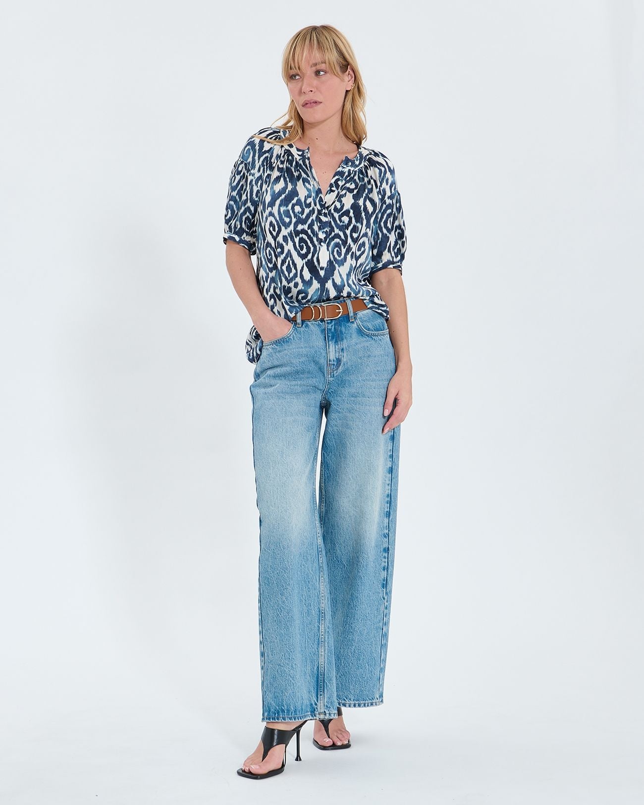Chemise fluide à imprimé Summer wave_1