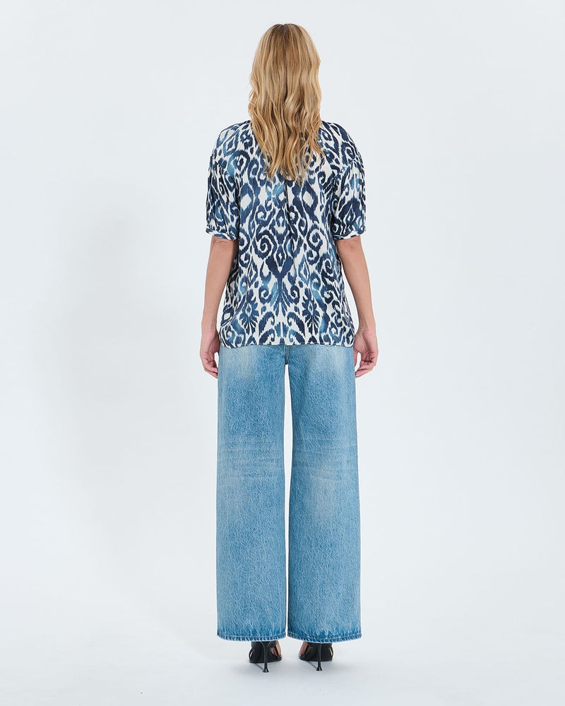 Chemise fluide à imprimé Summer wave_4