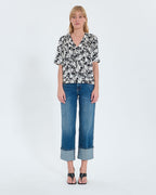 Flowy floral print top_4