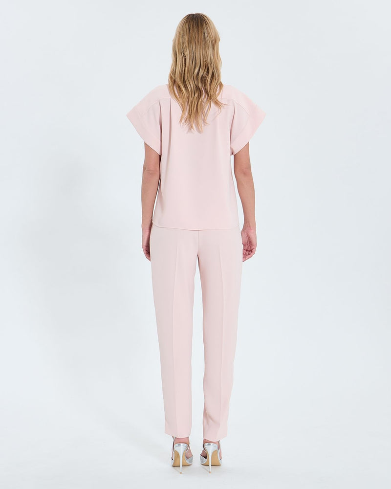 Chemise manches courtes nude_3