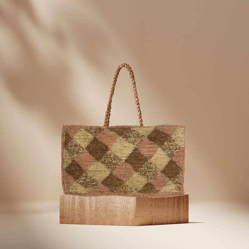 Vicence bag - Beige & Brown & Beige