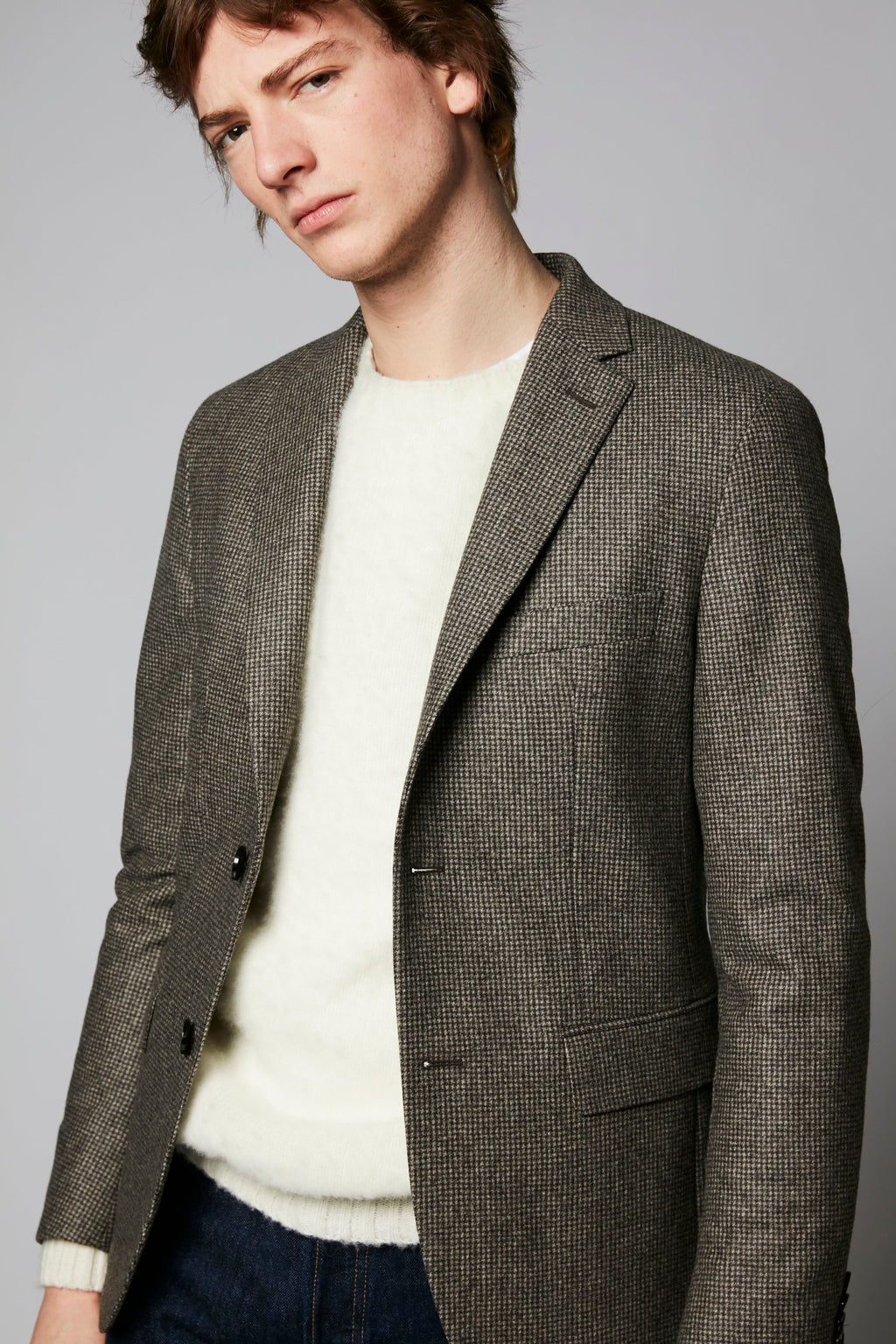 Veste Victor - Brown Houndstooth