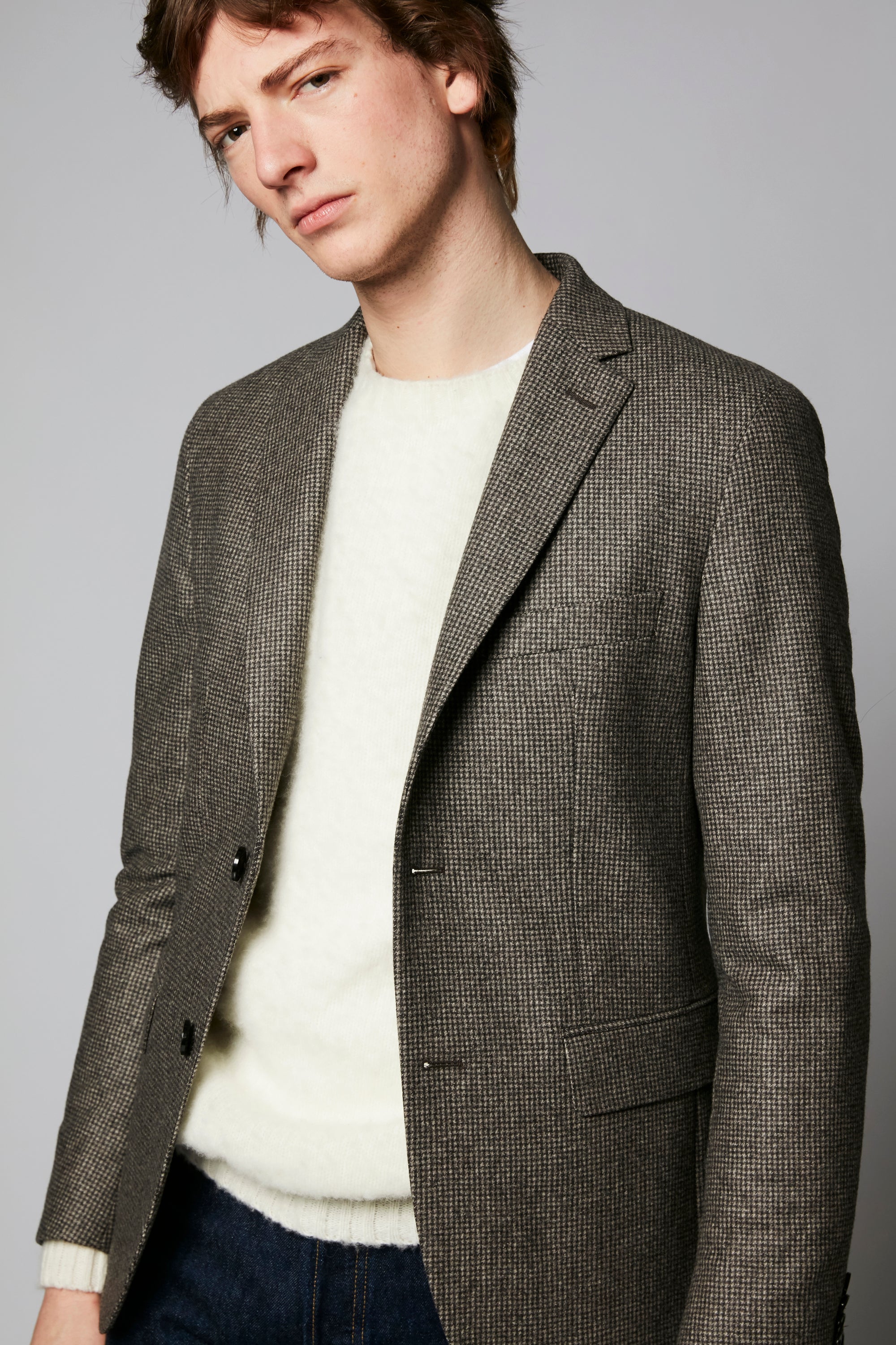 Veste Victor - Brown Houndstooth