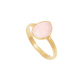 Victoria Gold Ring Pink Opal