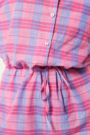 Vilma Short Jumpsuit - Leo Check