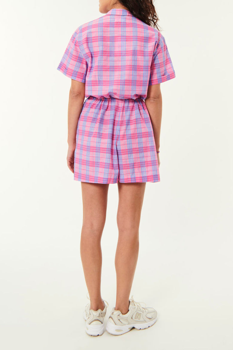 Vilma Playsuit - Leo Check