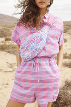 Vilma Playsuit - Leo Check