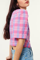 Vilmette Top - Leo Check