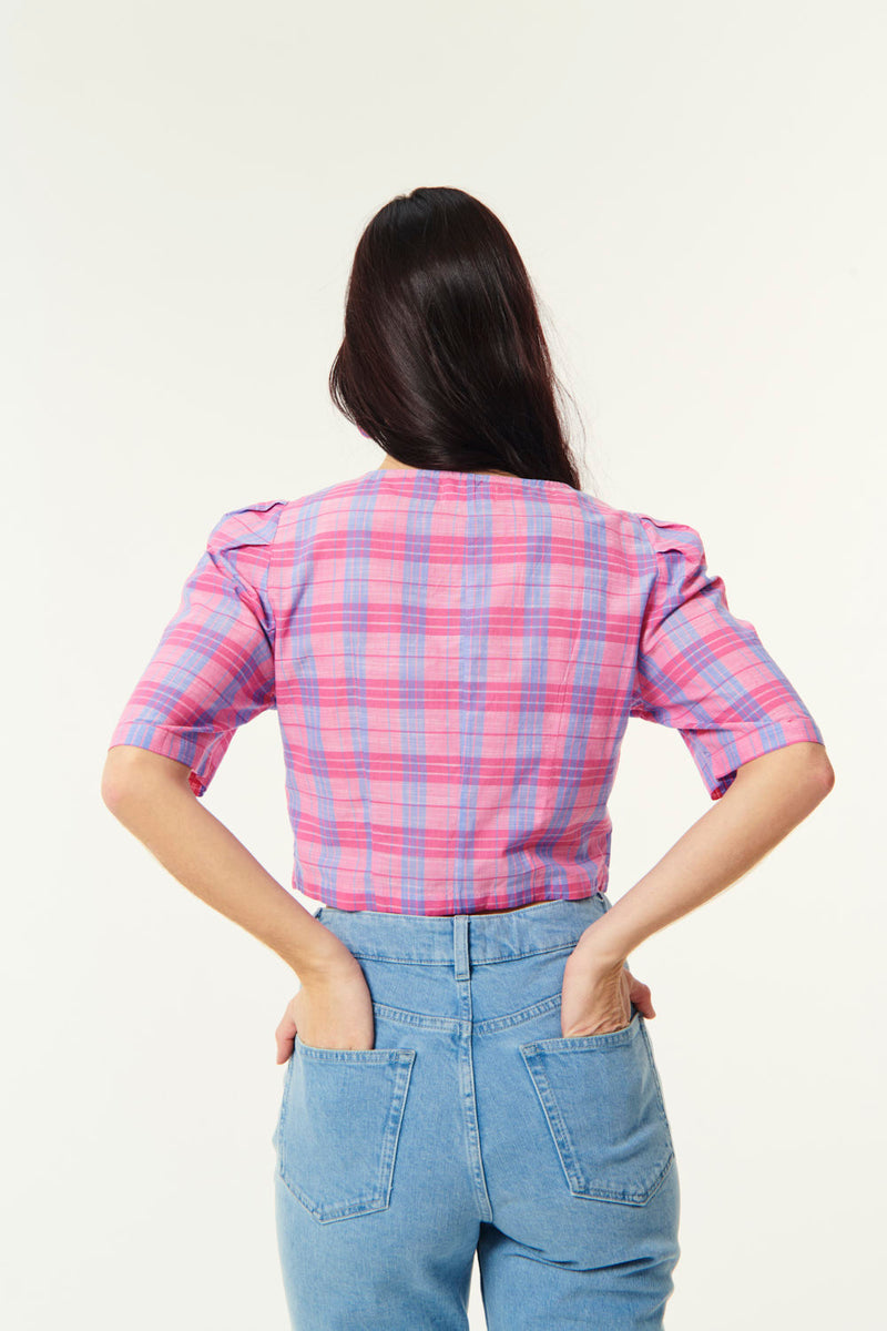 Vilmette Top - Leo Check