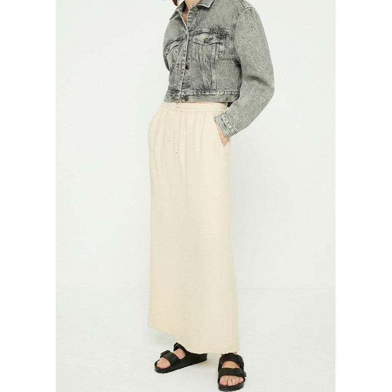 Jupe Midi - Ecru Chine - Femme