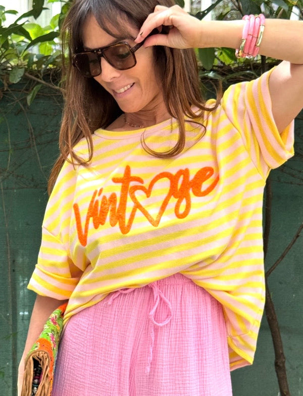 Vintage T-Shirt - Yellow